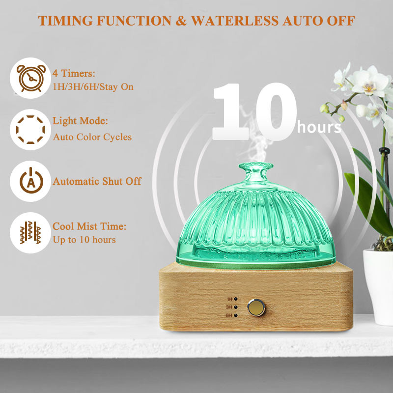 200 ML Diffusori aromatici con lampada a led colorata DN-839