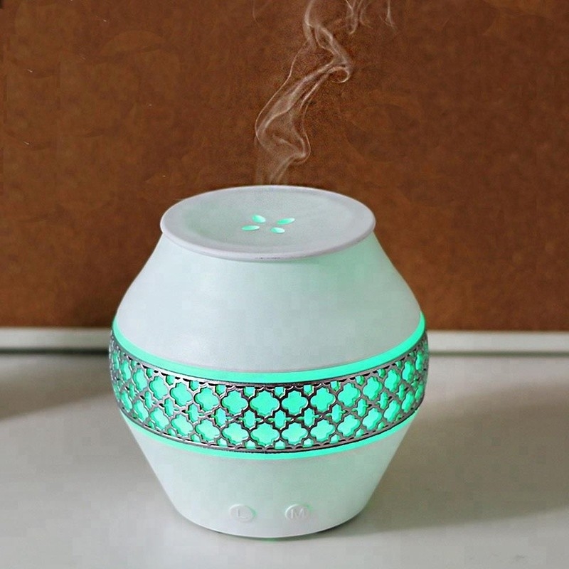 Home Umidificatore d'aria portatile a nebbia fresca con luce notturna Aromaterapia olio essenziale Deuser Diffusore di aroma