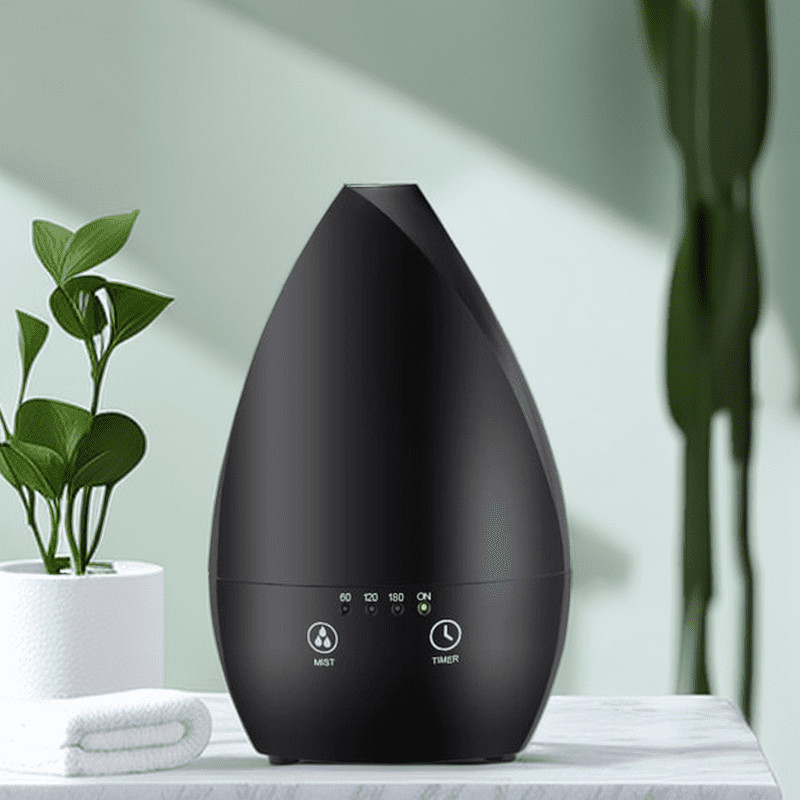Home Umidificatore d'aria portatile ad ultrasuoni Diffusore di olio essenziale con luce notturna per camera da letto